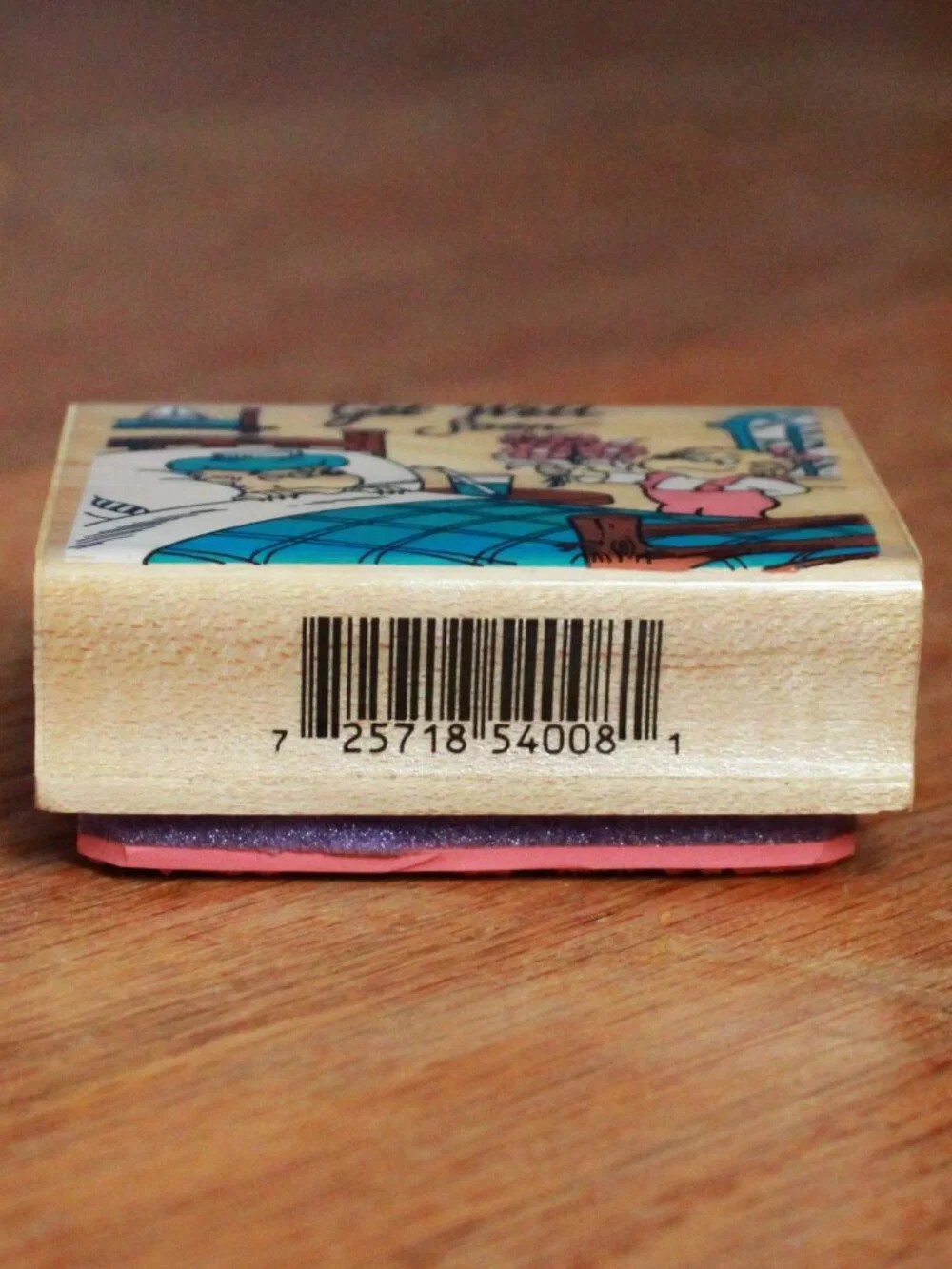 Vintage Inkadinkadoo (w/ Berenstain Bears) 1994 Wooden-Mounted Rubber Stamp